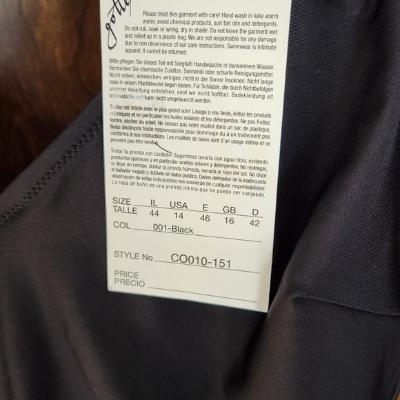 Gottex black bathing suit - Picture 3 of 4